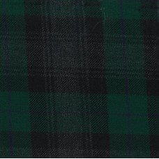 Medium Weight Hebridean Tartan Fabric - Black Watch